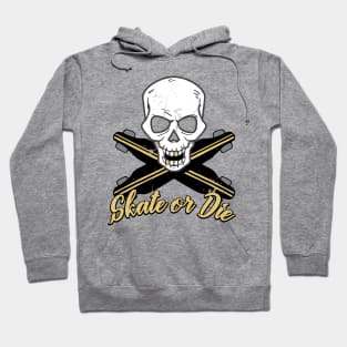 Skate Or Die Gangsta Skull Hoodie